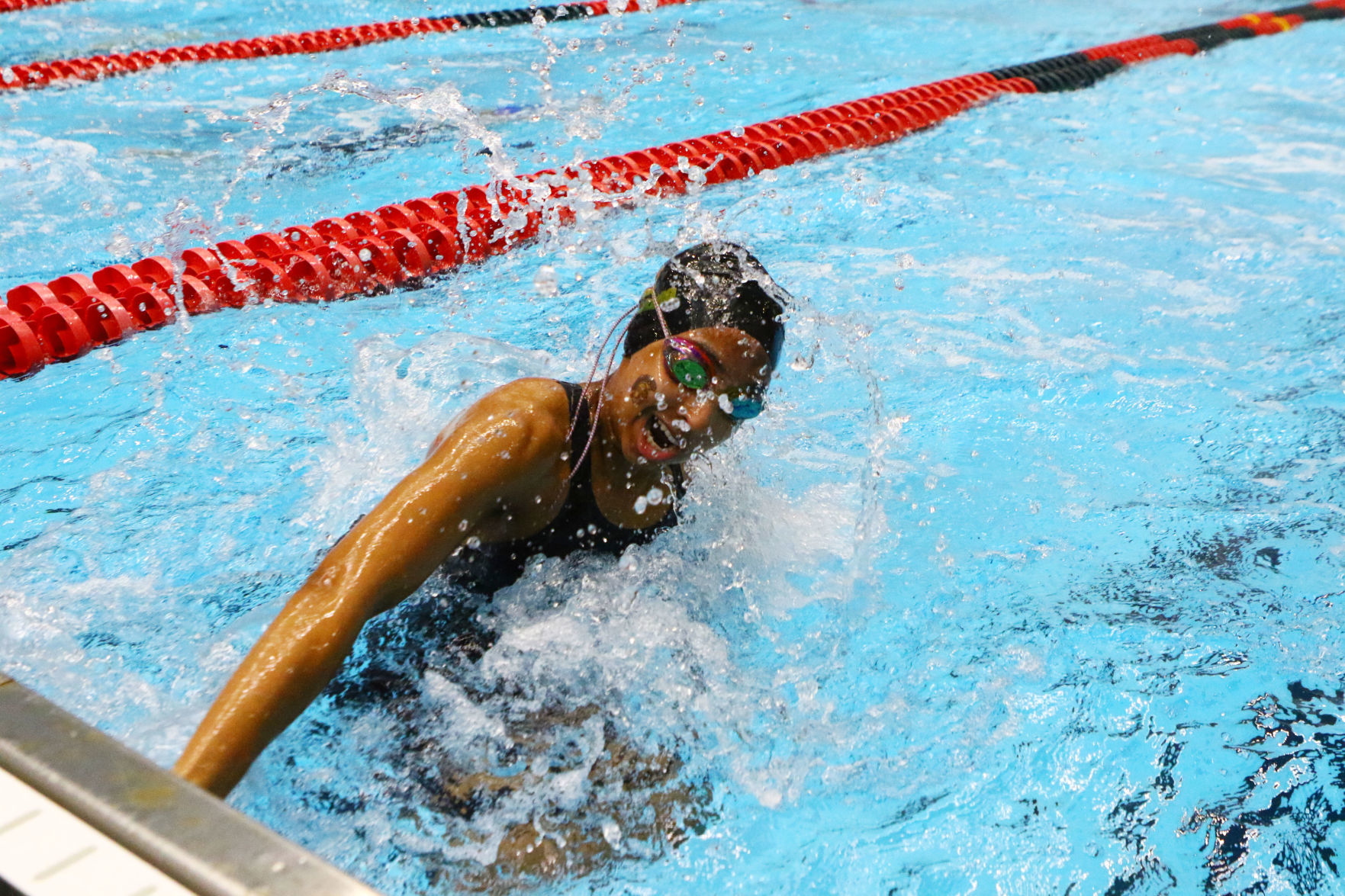 Girls state swimming finals in Indianapolis